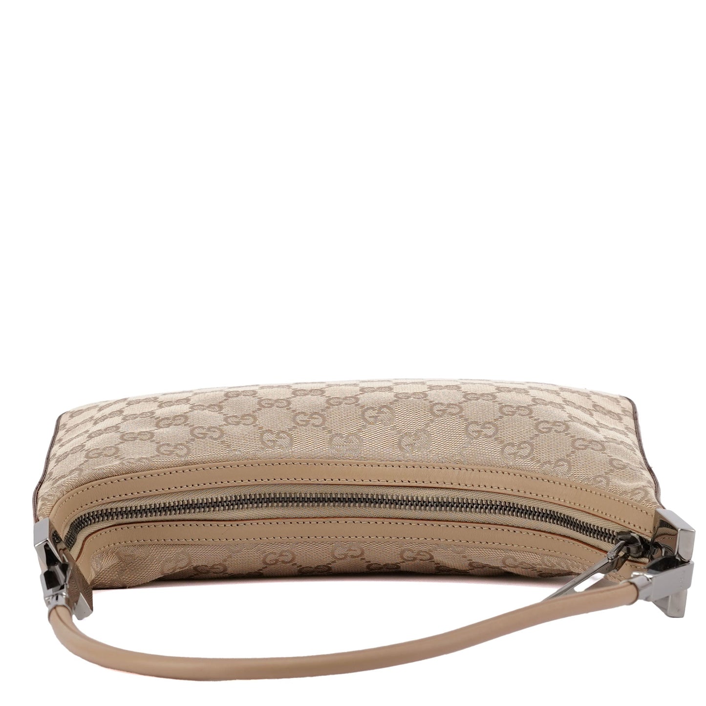 01233 Beige GG Hobo Shoulder Bag