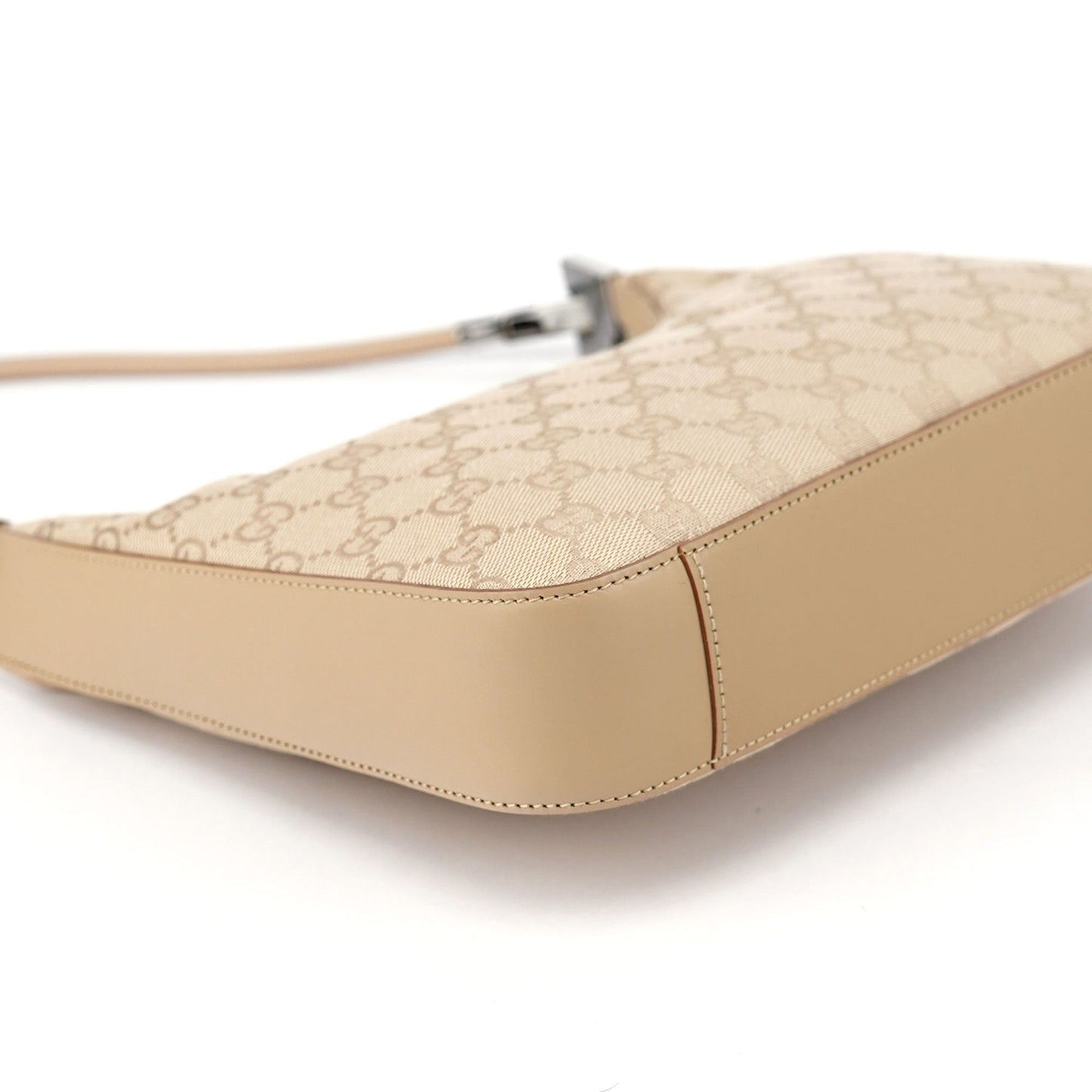 01233 Beige GG Hobo Shoulder Bag