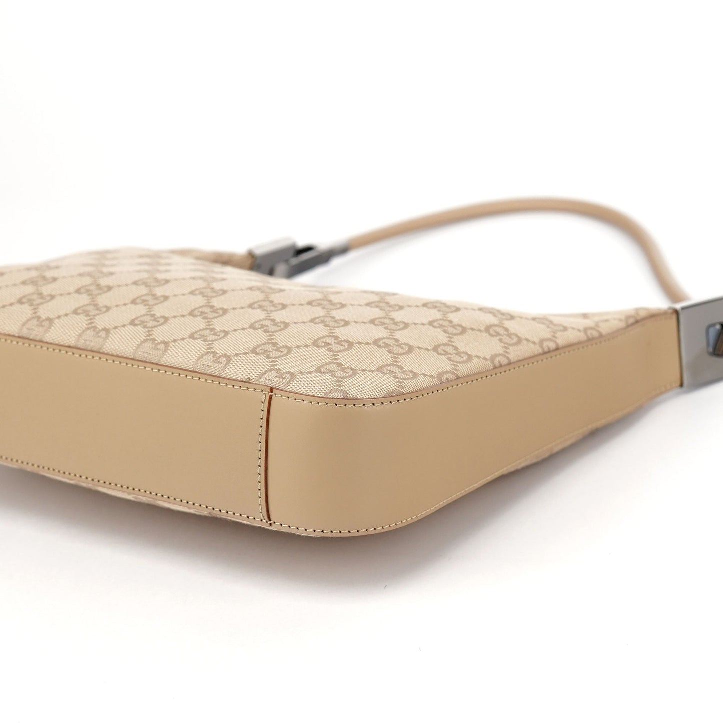 01233 Beige GG Hobo Shoulder Bag