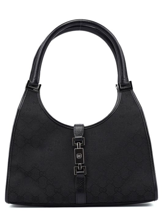 01719 Black GG Jackie Shoulder Bag