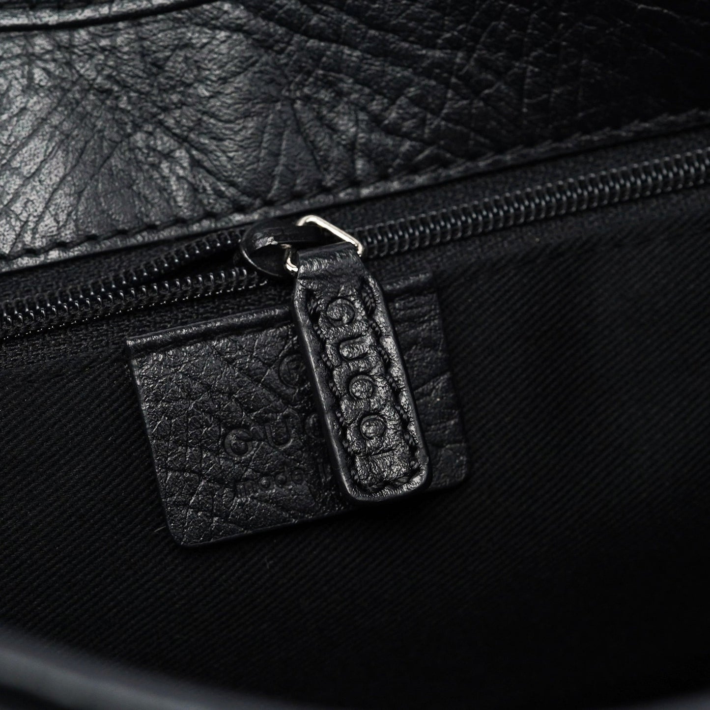 01719 Black GG Jackie Shoulder Bag