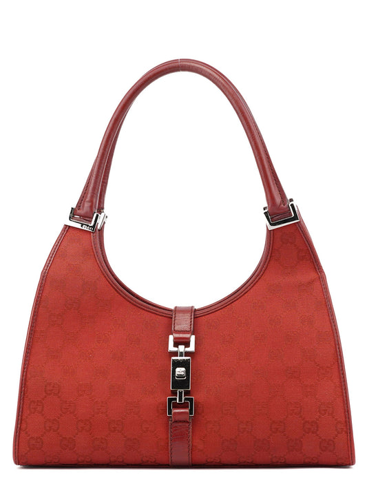 01719 Red GG Jackie Shoulder Bag