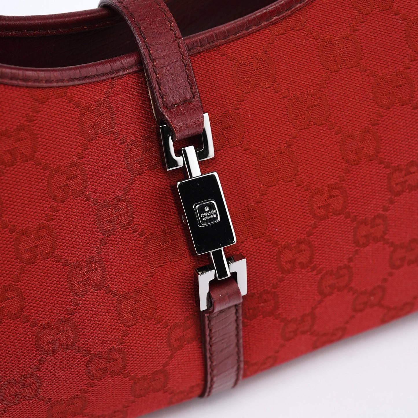 01721 Red GG Jackie Shoulder Bag