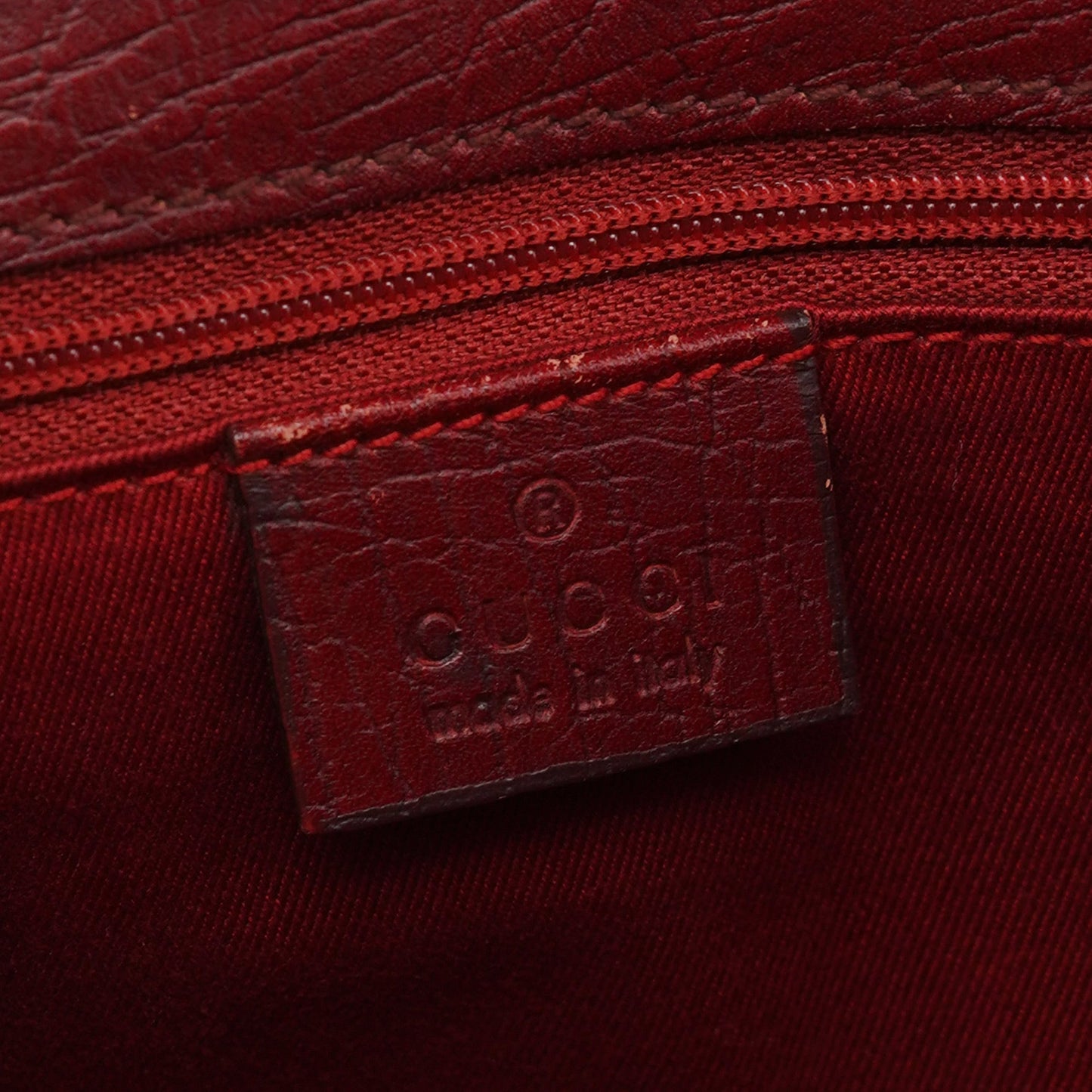 01721 Red GG Jackie Shoulder Bag