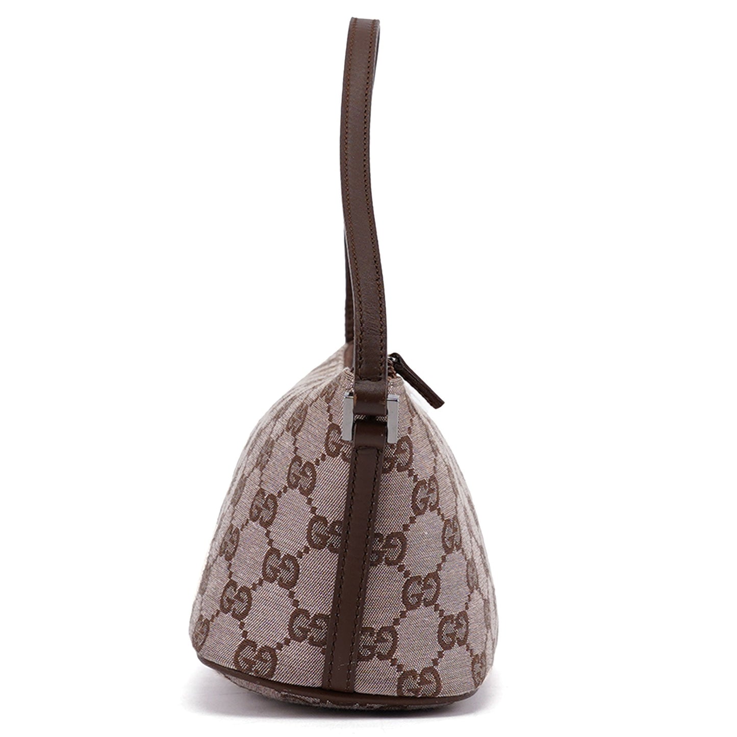 01798 Beige Brown GG Boat Pochette