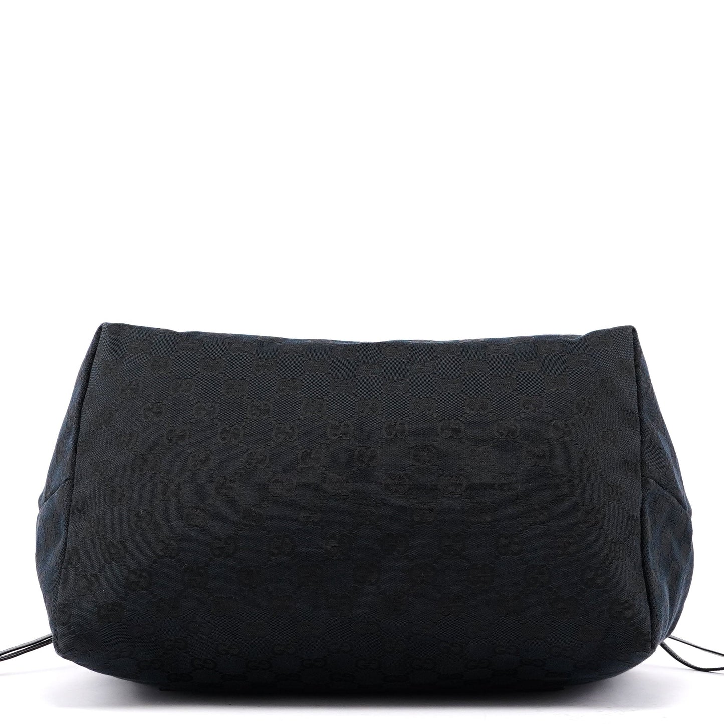 019 0498 Black GG Drawstring Tote Bag