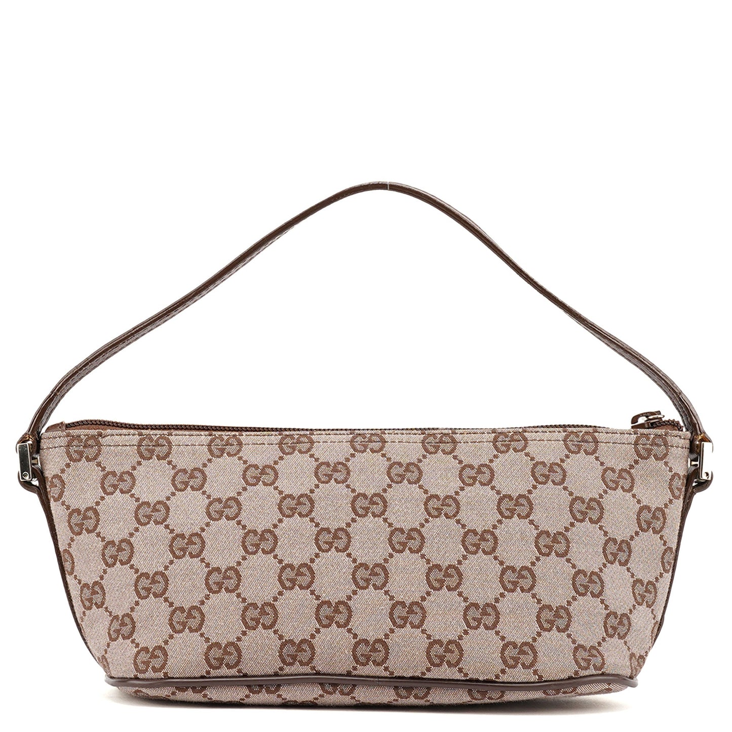 039 1103 Beige Brown GG Boat Pochette