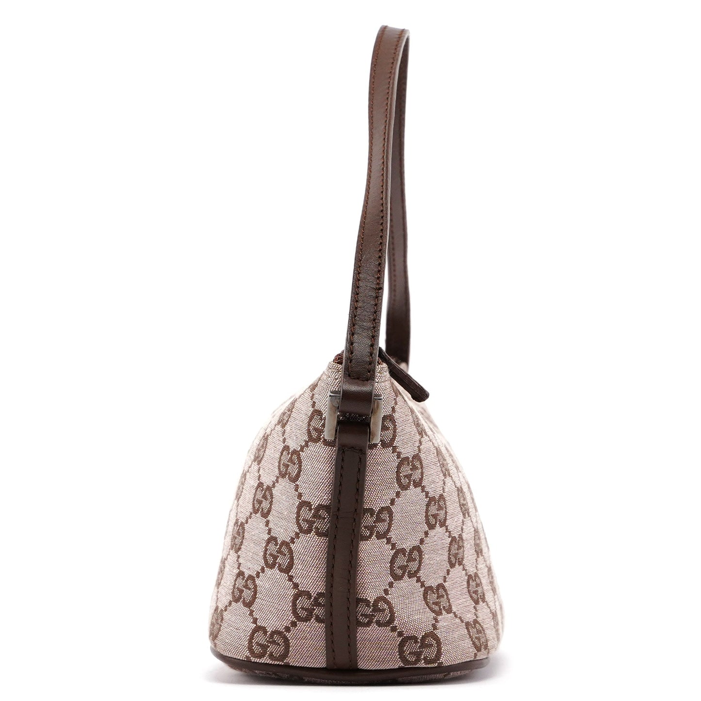 039 1103 Beige Brown GG Boat Pochette