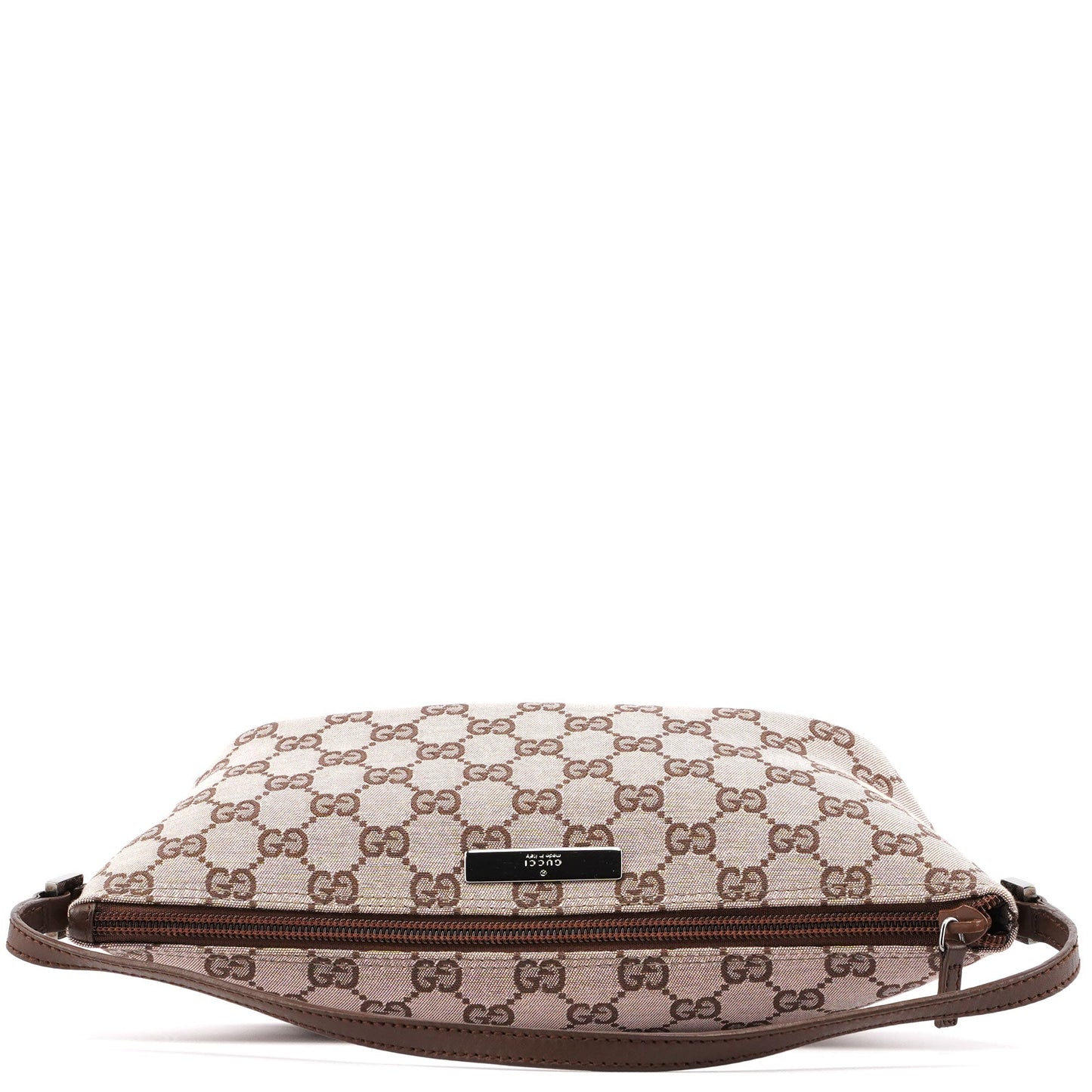 039 1103 Beige Brown GG Boat Pochette