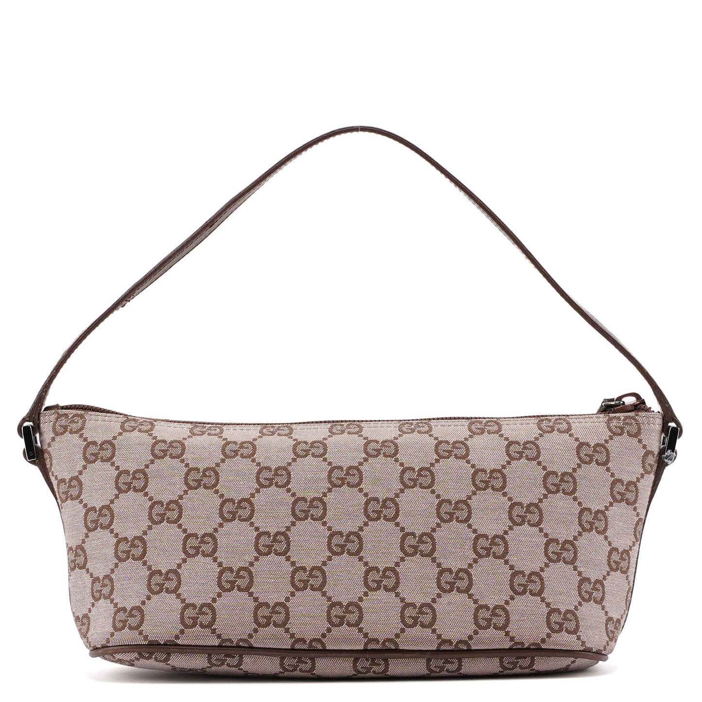 039 1103 Beige Brown GG Boat Pochette