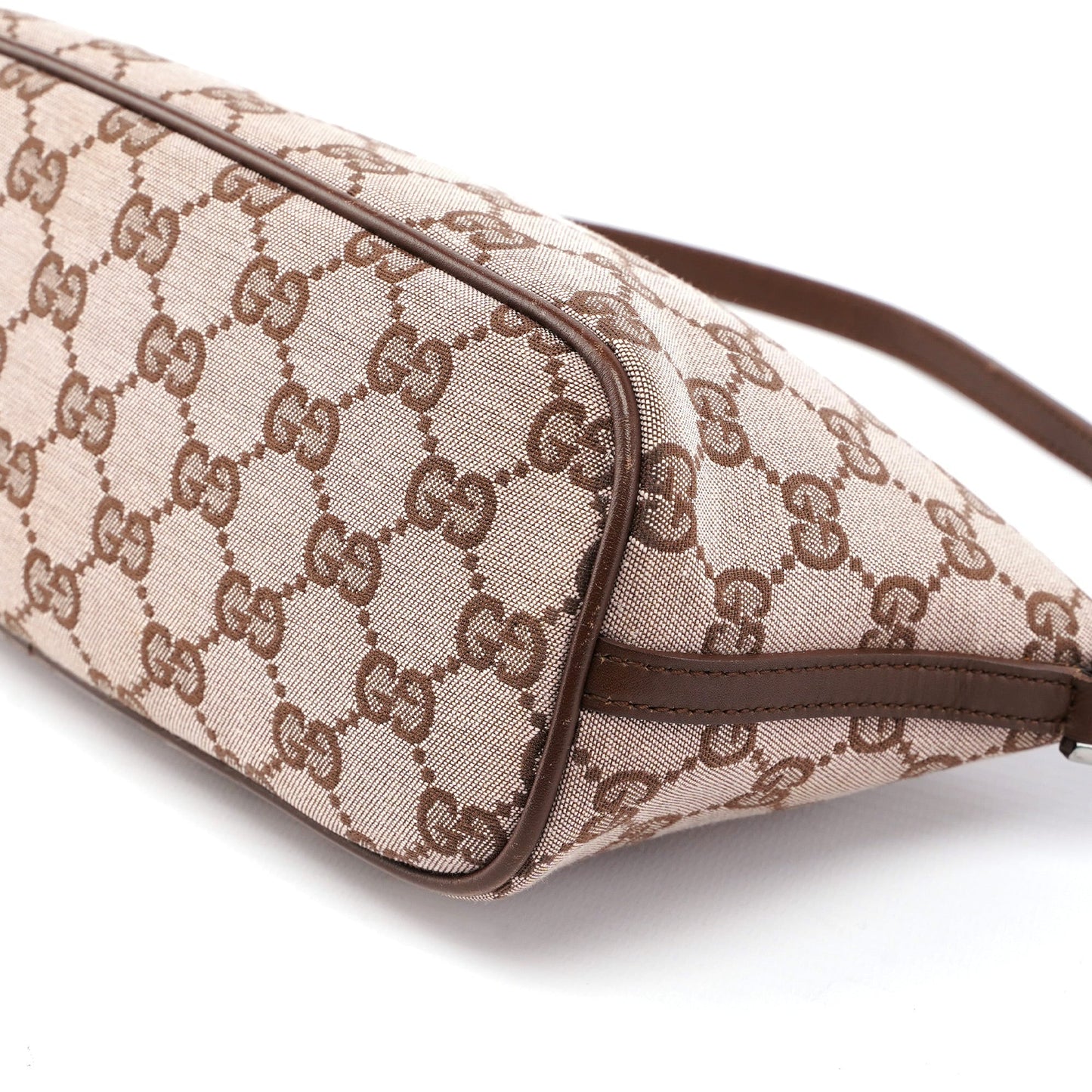 039 1103 Beige Brown GG Boat Pochette