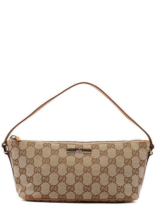 039 1103 Beige GG Boat Pochette