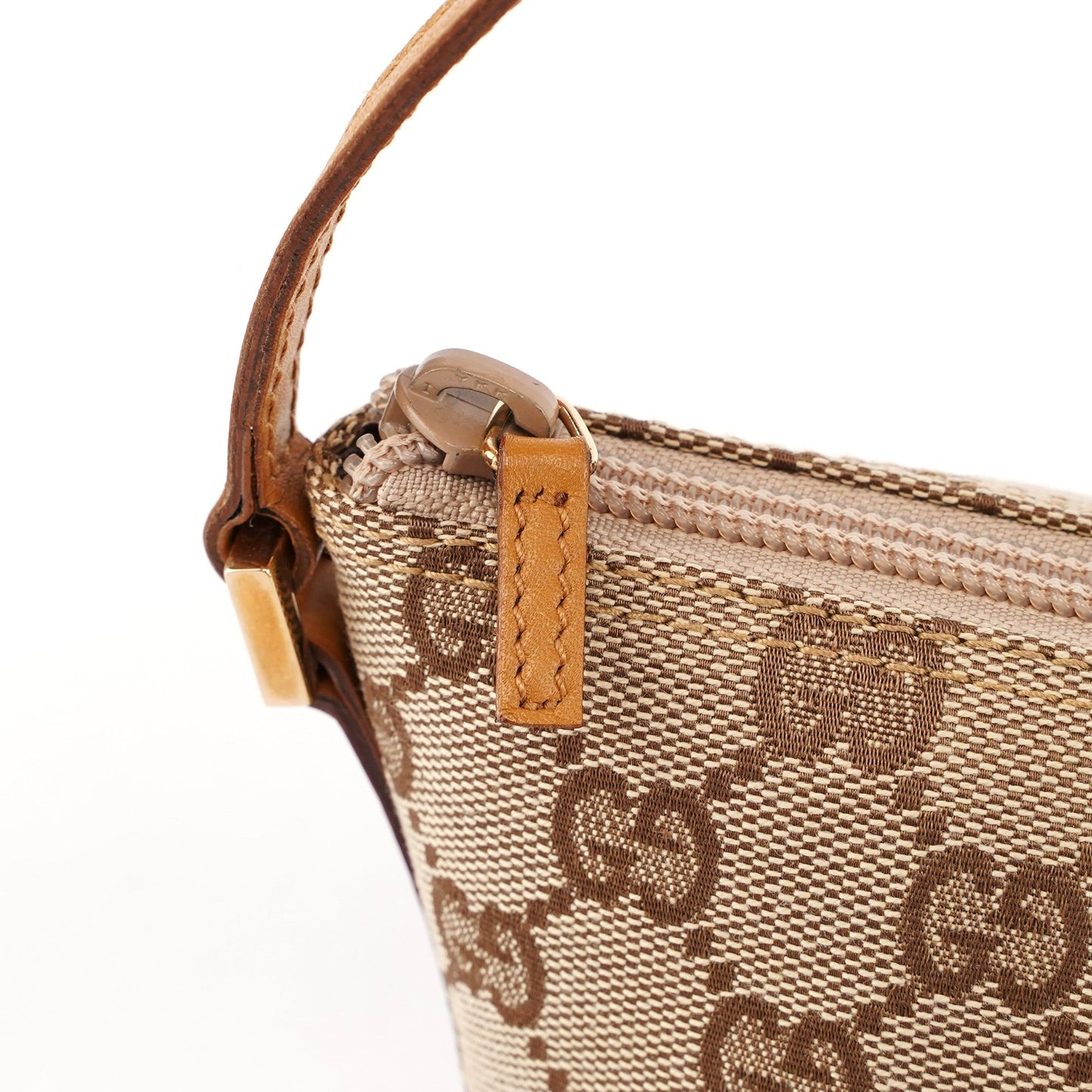 039 1103 Beige GG Boat Pochette