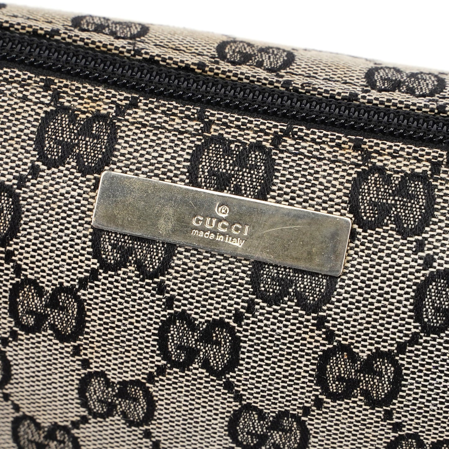 039 1103 Beige GG Boat Pochette