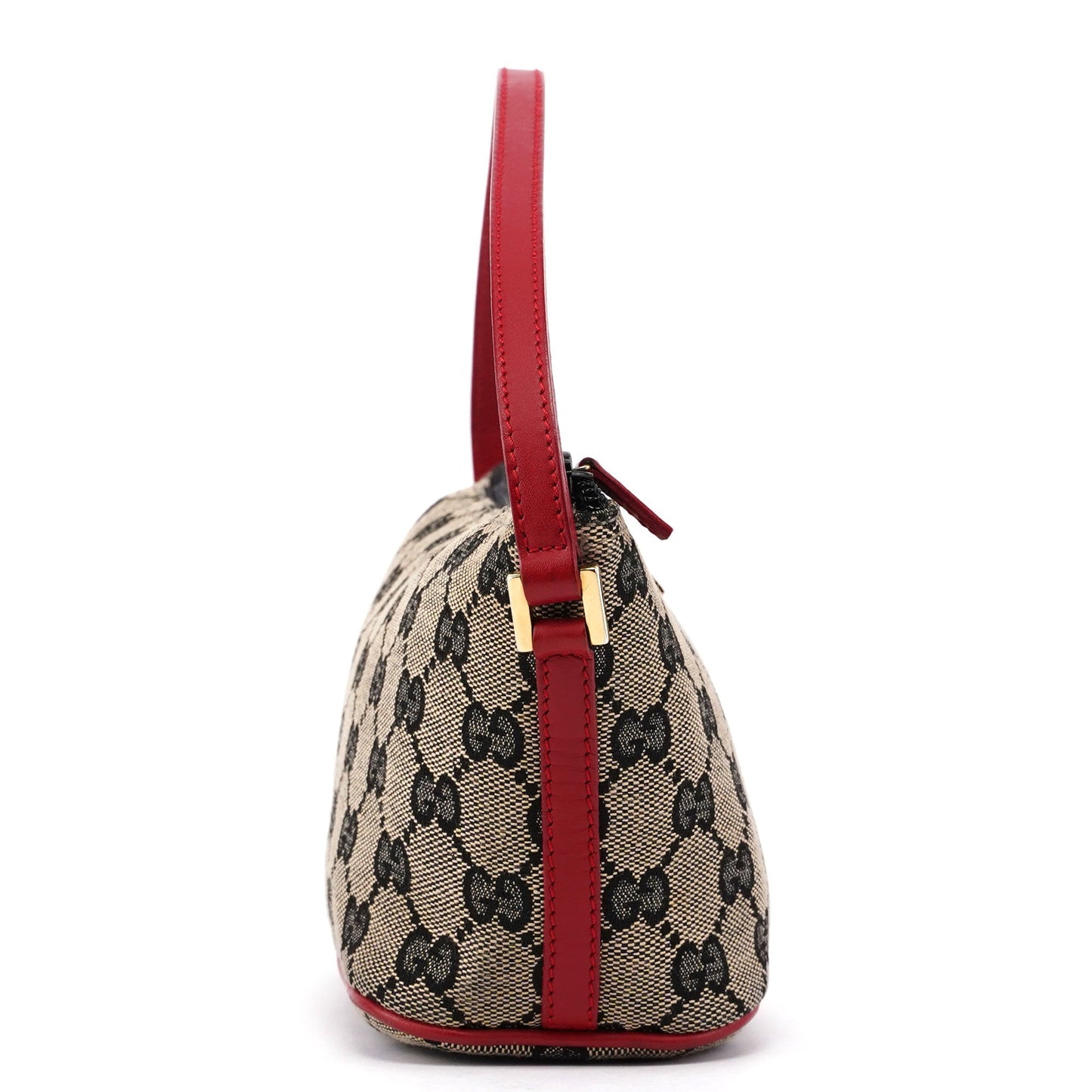 039 1103 Beige Red GG Boat Pochette