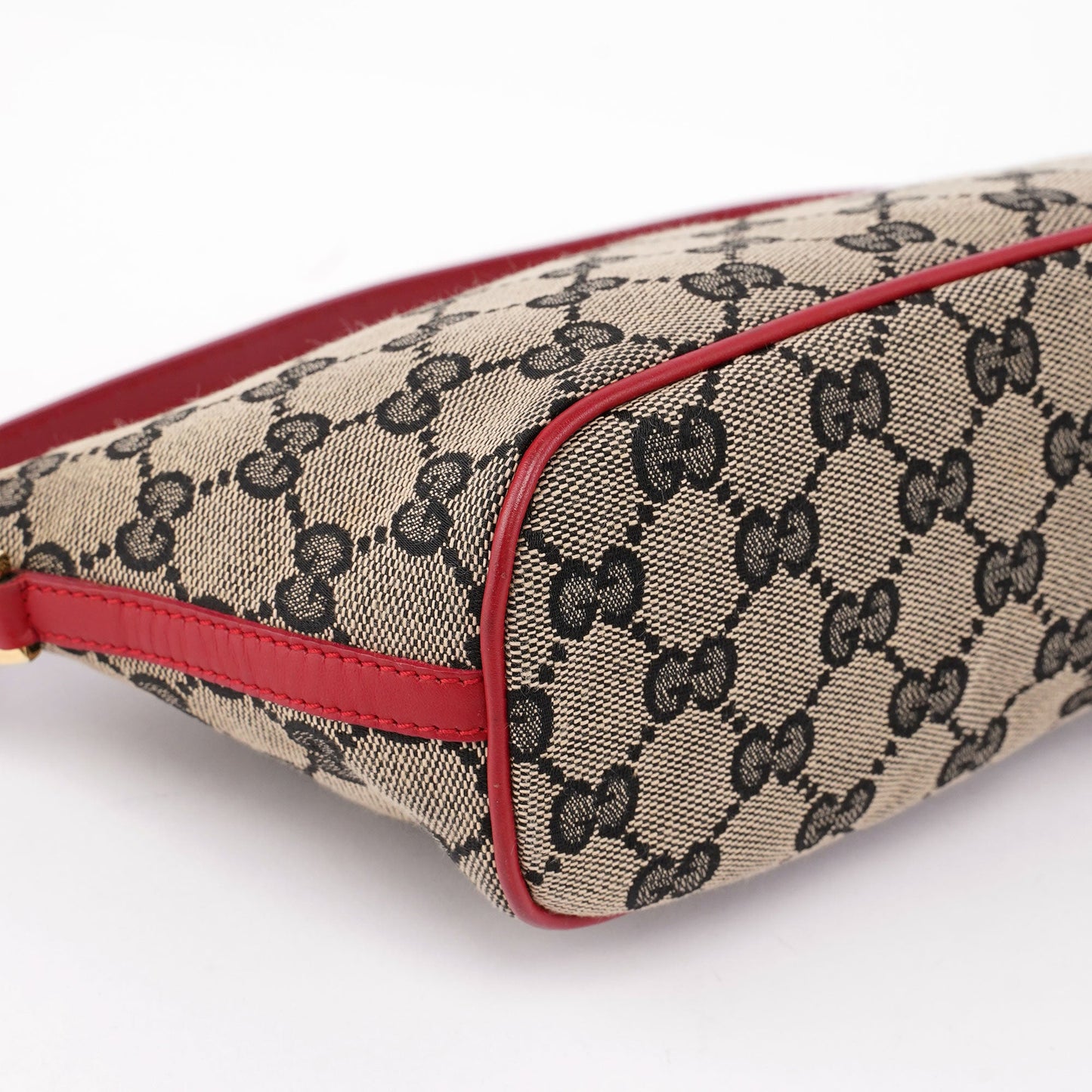 039 1103 Beige Red GG Boat Pochette