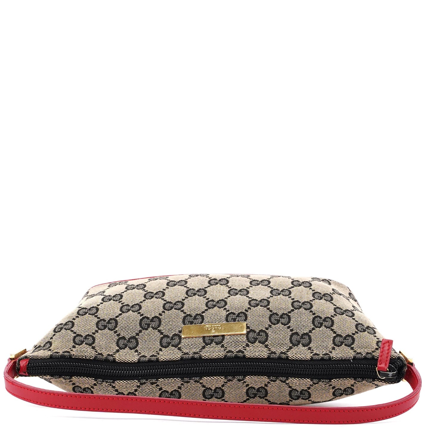 039 1103 Beige Red GG Boat Pochette