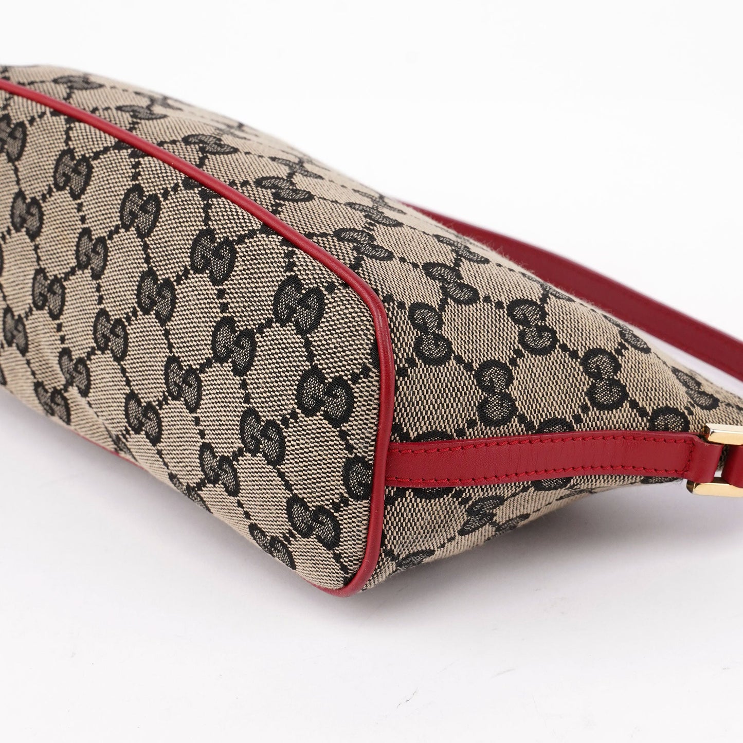 039 1103 Beige Red GG Boat Pochette