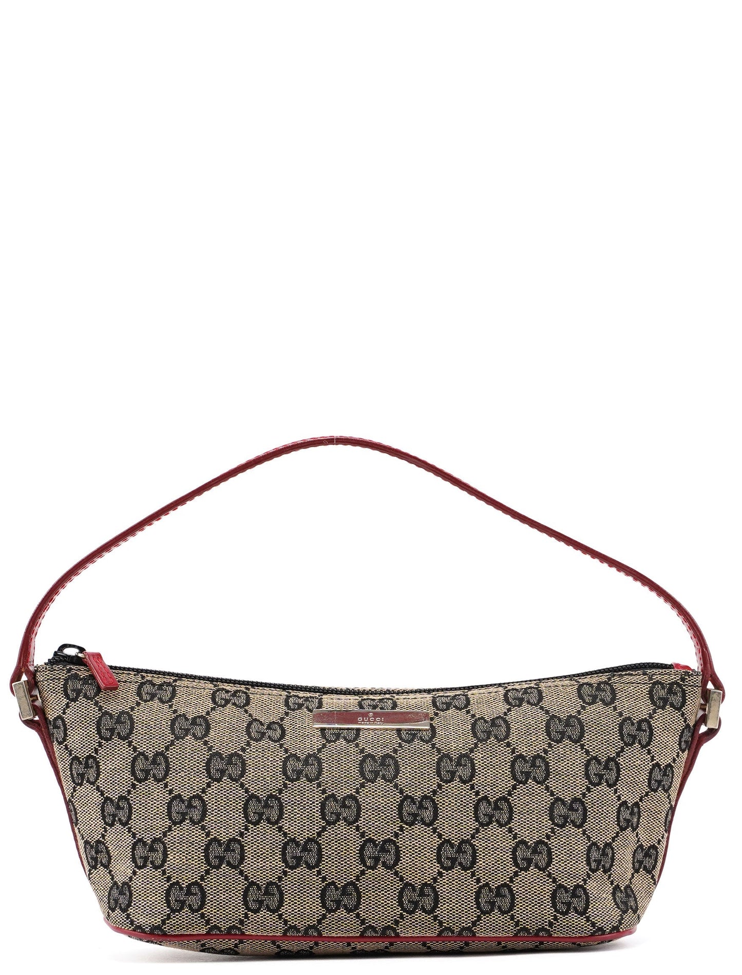 039 1103 Beige Red GG Boat Pochette