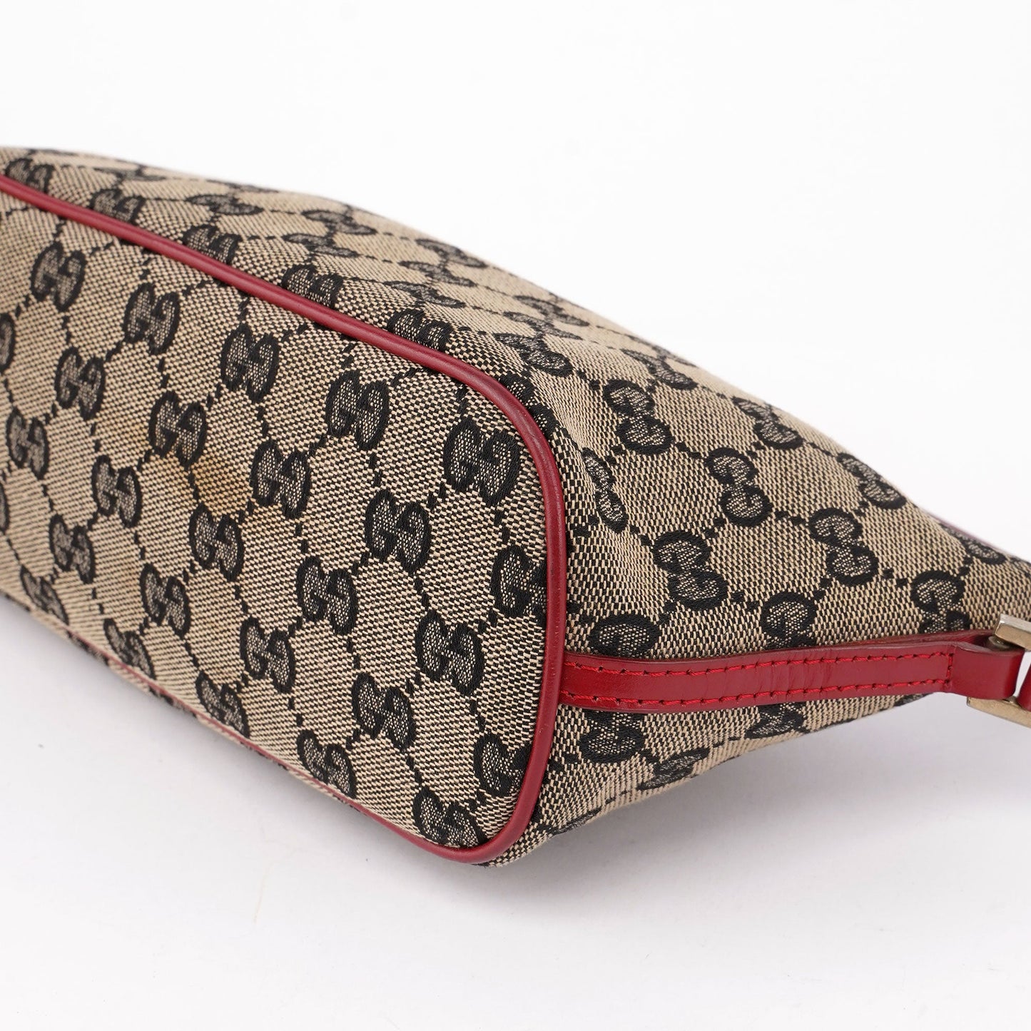 039 1103 Beige Red GG Boat Pochette