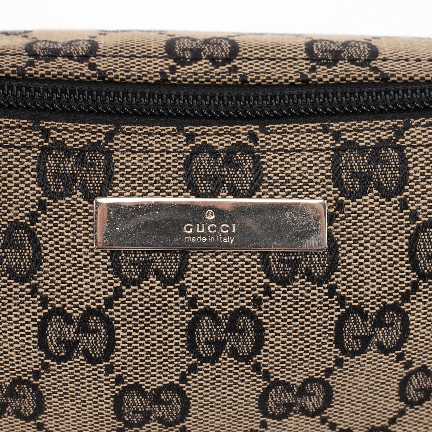 039 1103 Beige Red GG Boat Pochette