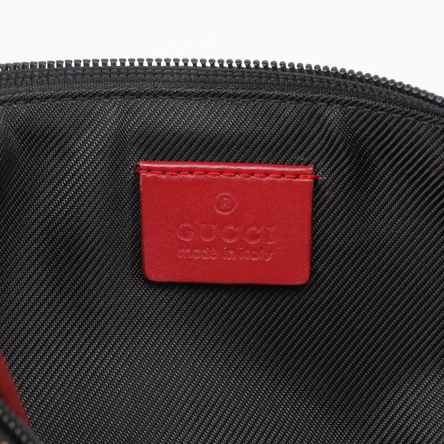 039 1103 Beige Red GG Boat Pochette