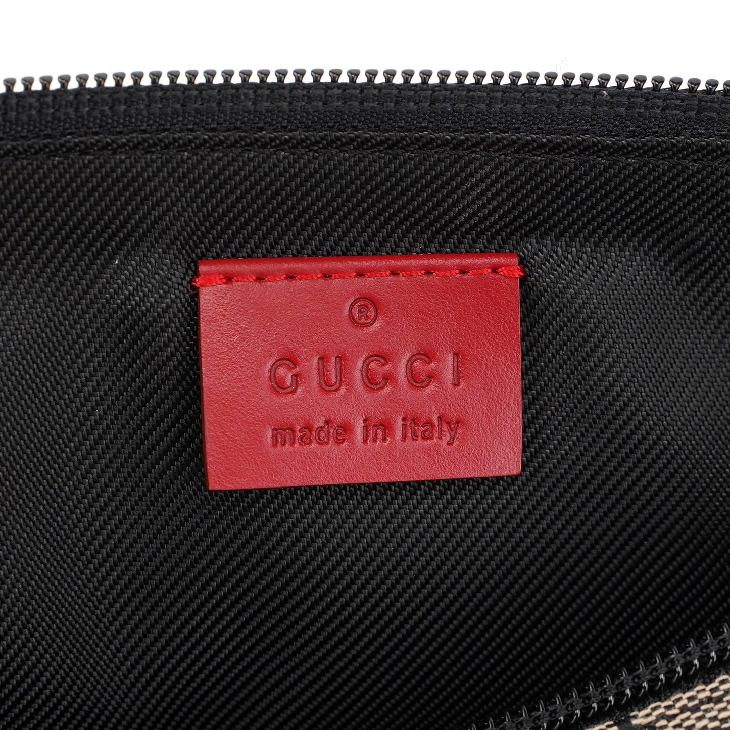 039 1103 Beige Red GG Boat Pochette