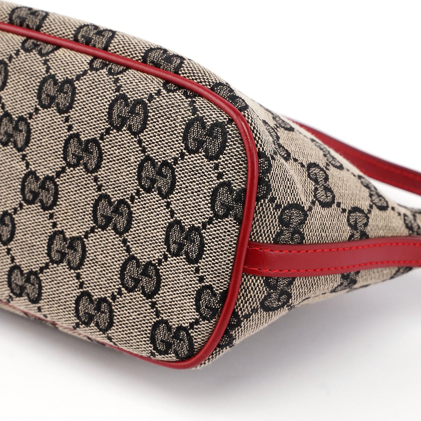 039 1103 Beige Red GG Boat Pochette