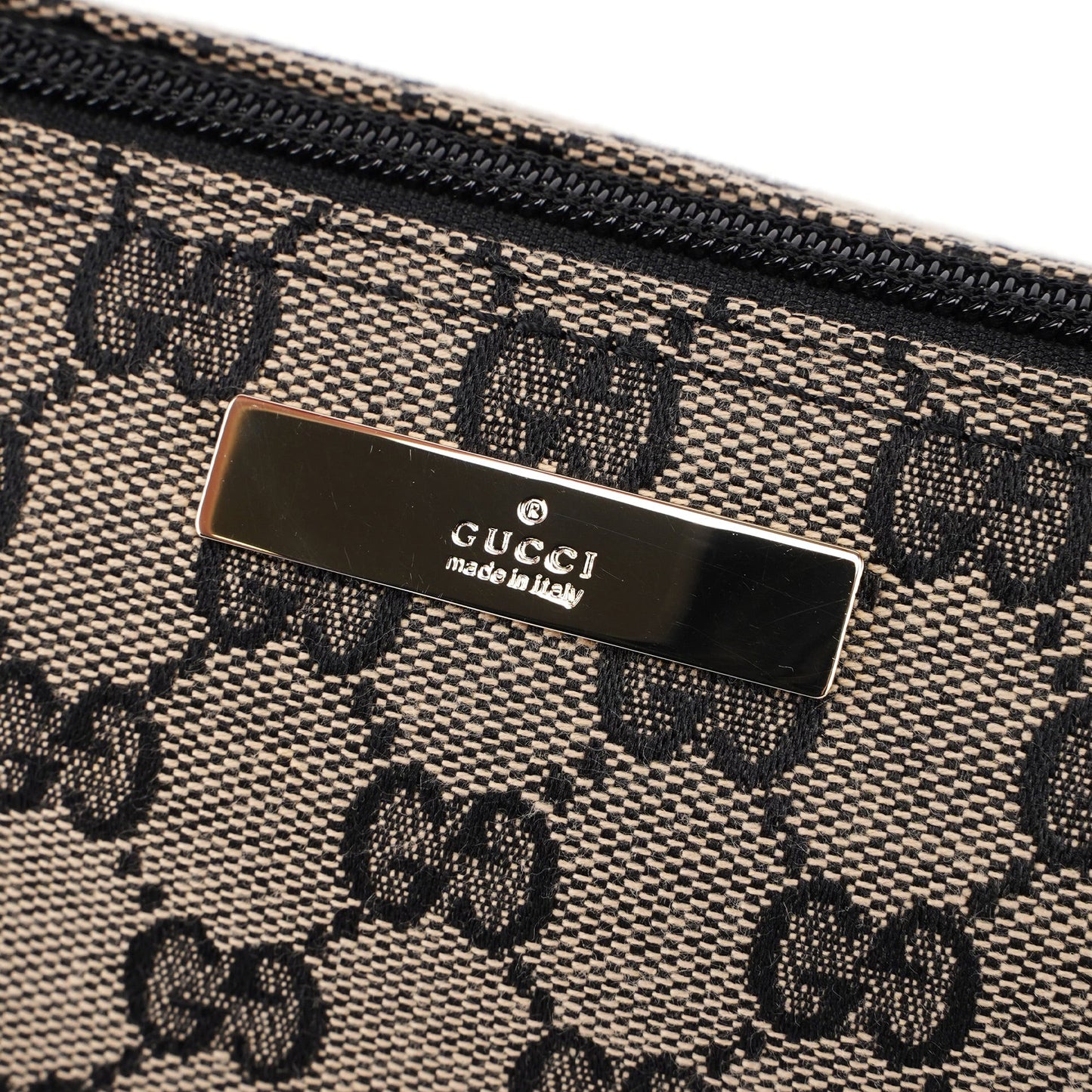 039 1103 Beige Red GG Boat Pochette