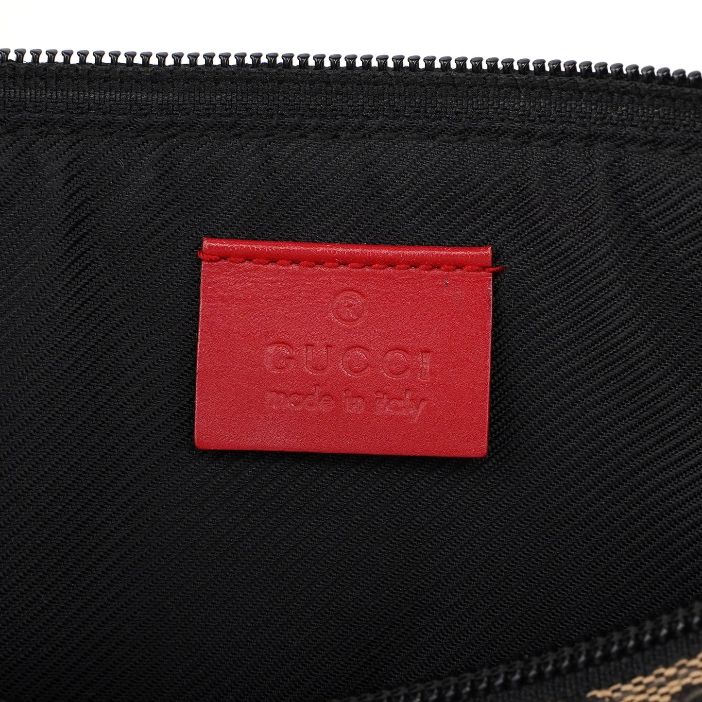 039 1103 Beige Red GG Boat Pochette