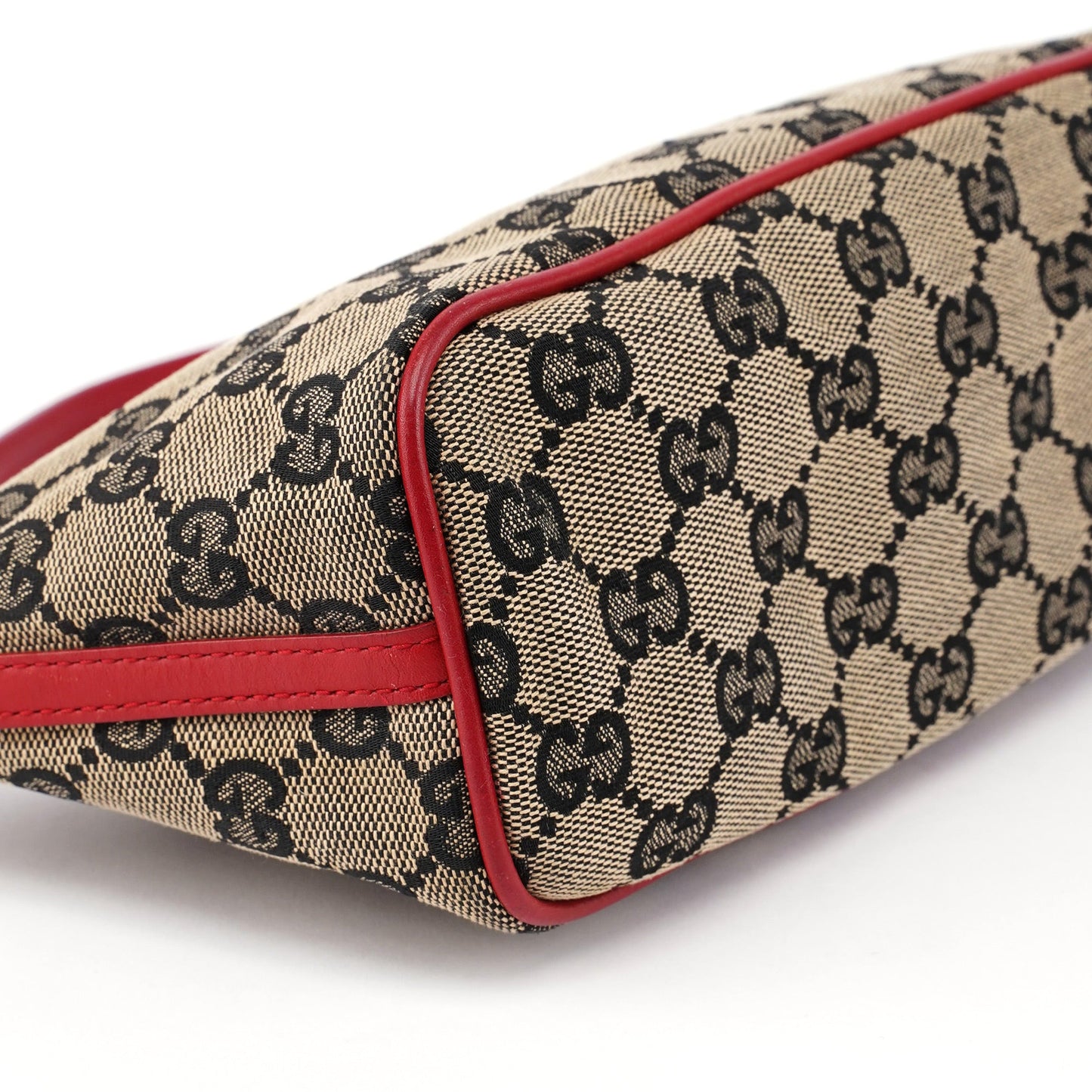 039 1103 Beige Red GG Boat Pochette