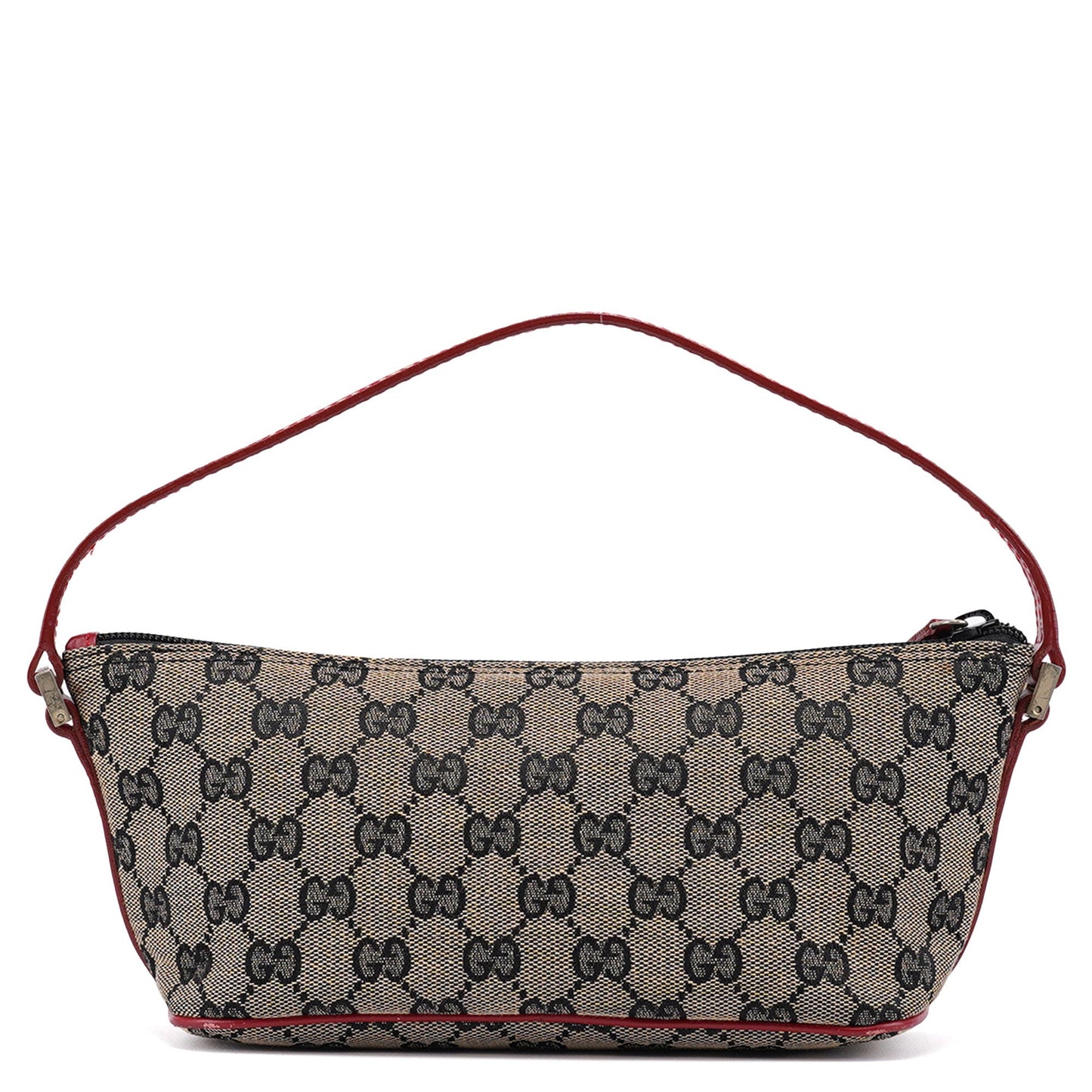 039 1103 Beige Red GG Boat Pochette