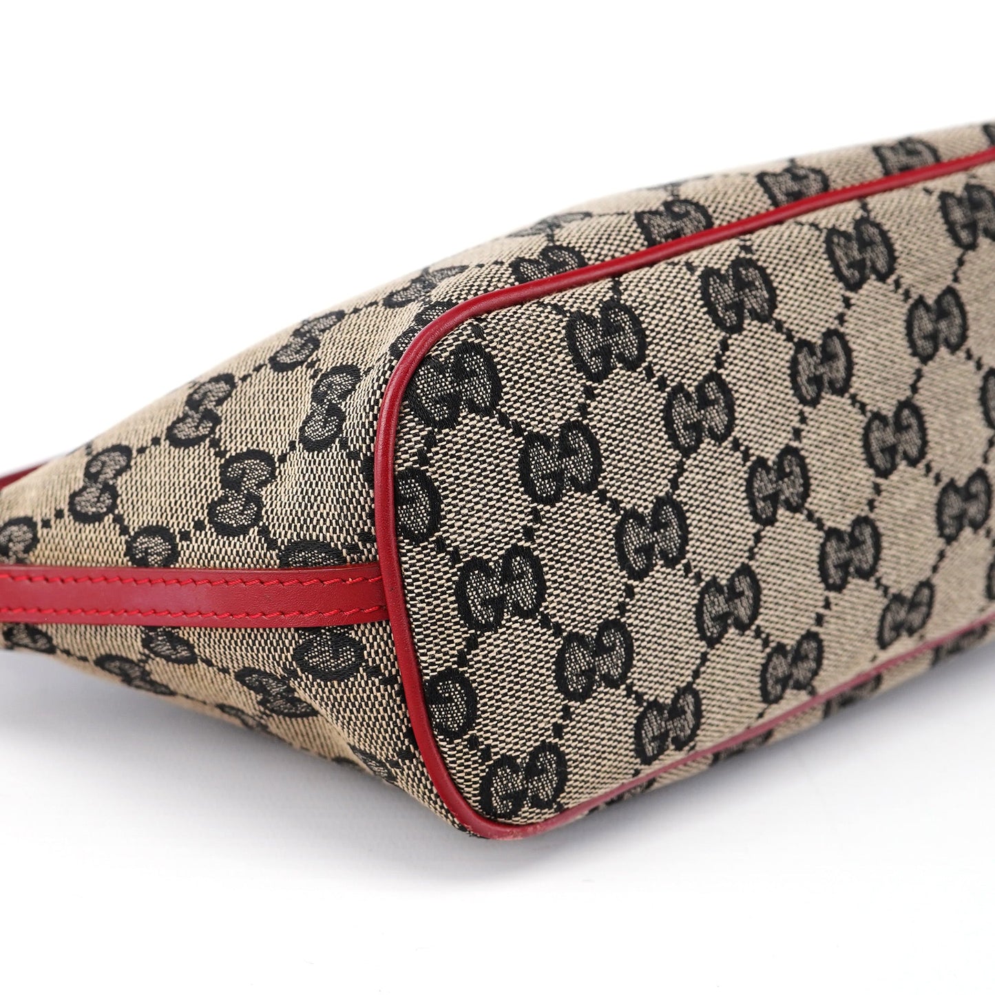 039 1103 Beige Red GG Boat Pochette