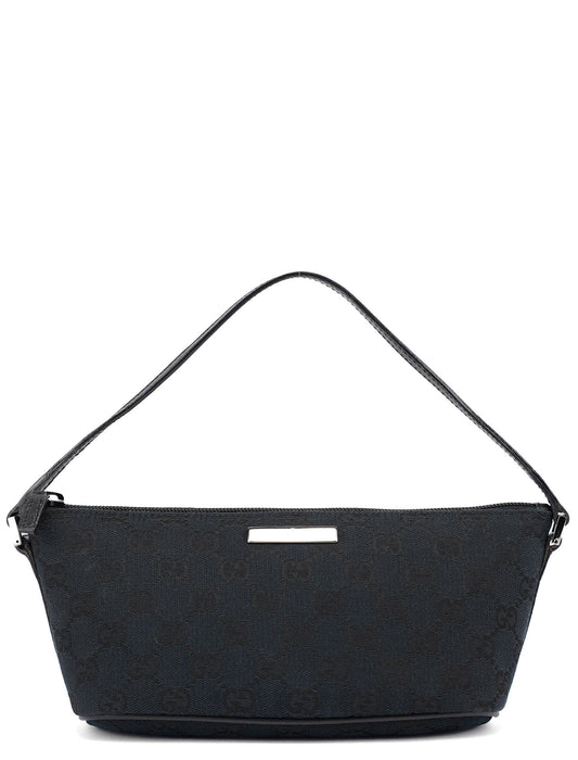 039 1103 Black GG Boat Pochette