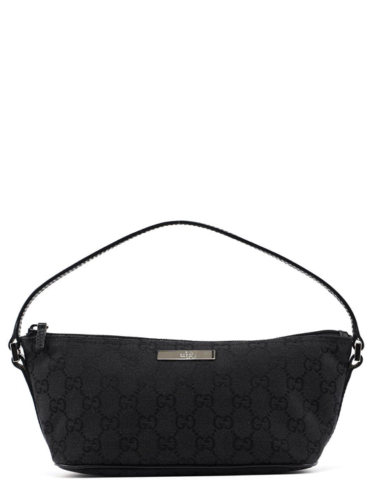 039 1103 Black GG Boat Pochette