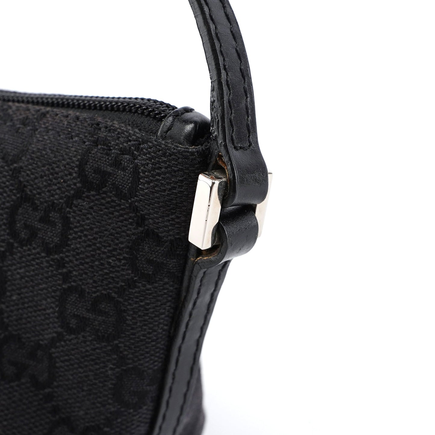 039 1103 Black GG Boat Pochette
