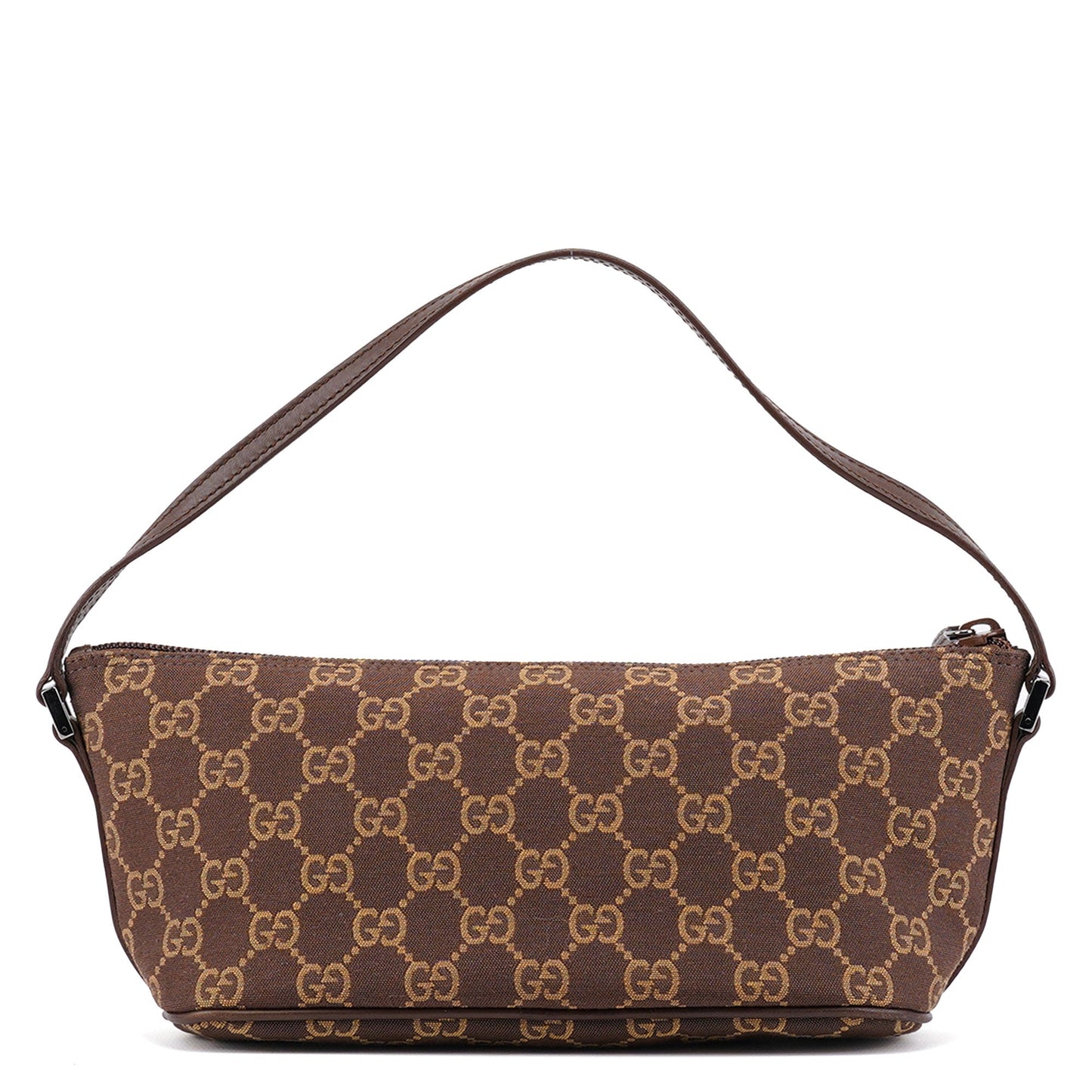 039 1103 Brown GG Boat Pochette