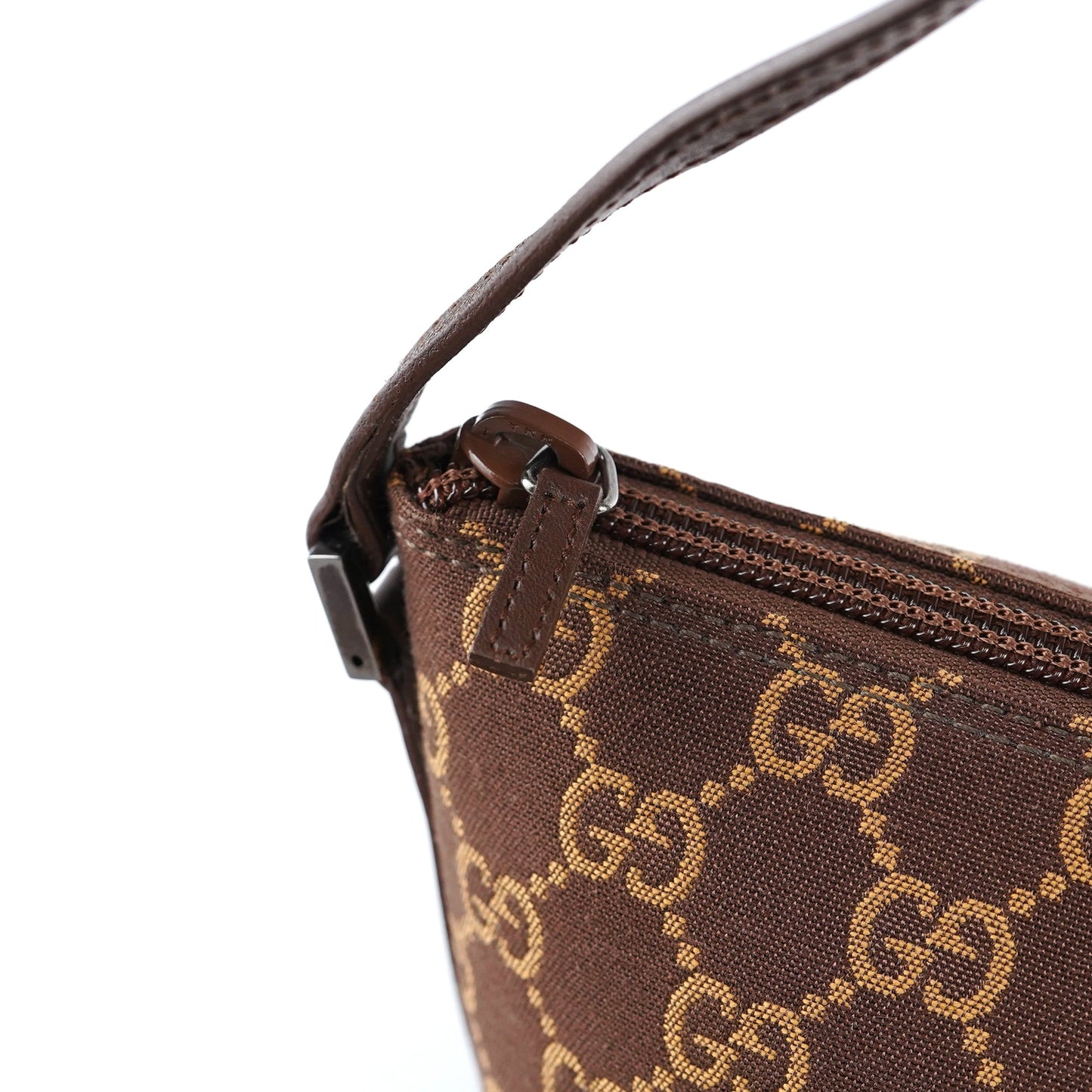 039 1103 Brown GG Boat Pochette