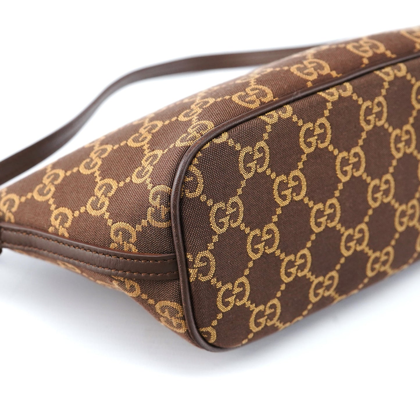 039 1103 Brown GG Boat Pochette