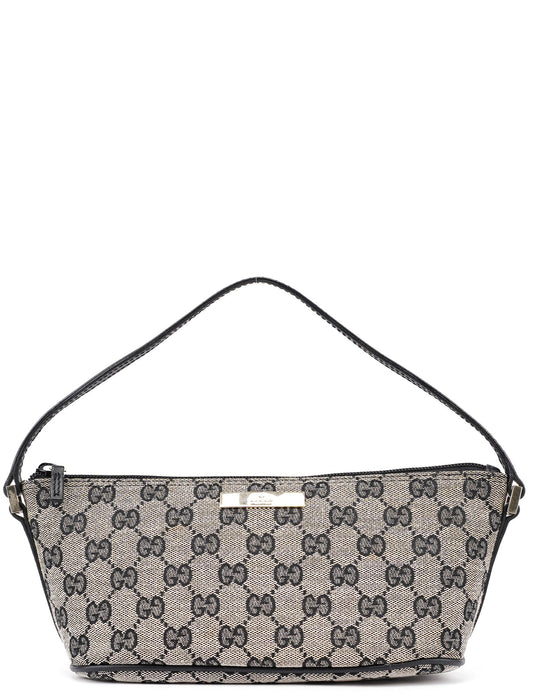 039 1103 Grey GG Boat Pochette