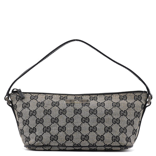 039 1103 Grey GG Boat Pochette
