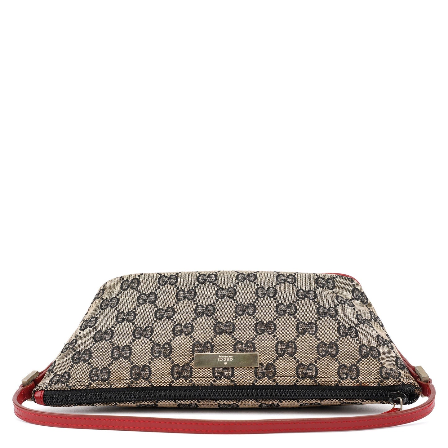 039 1103 Grey Red GG Boat Pochette