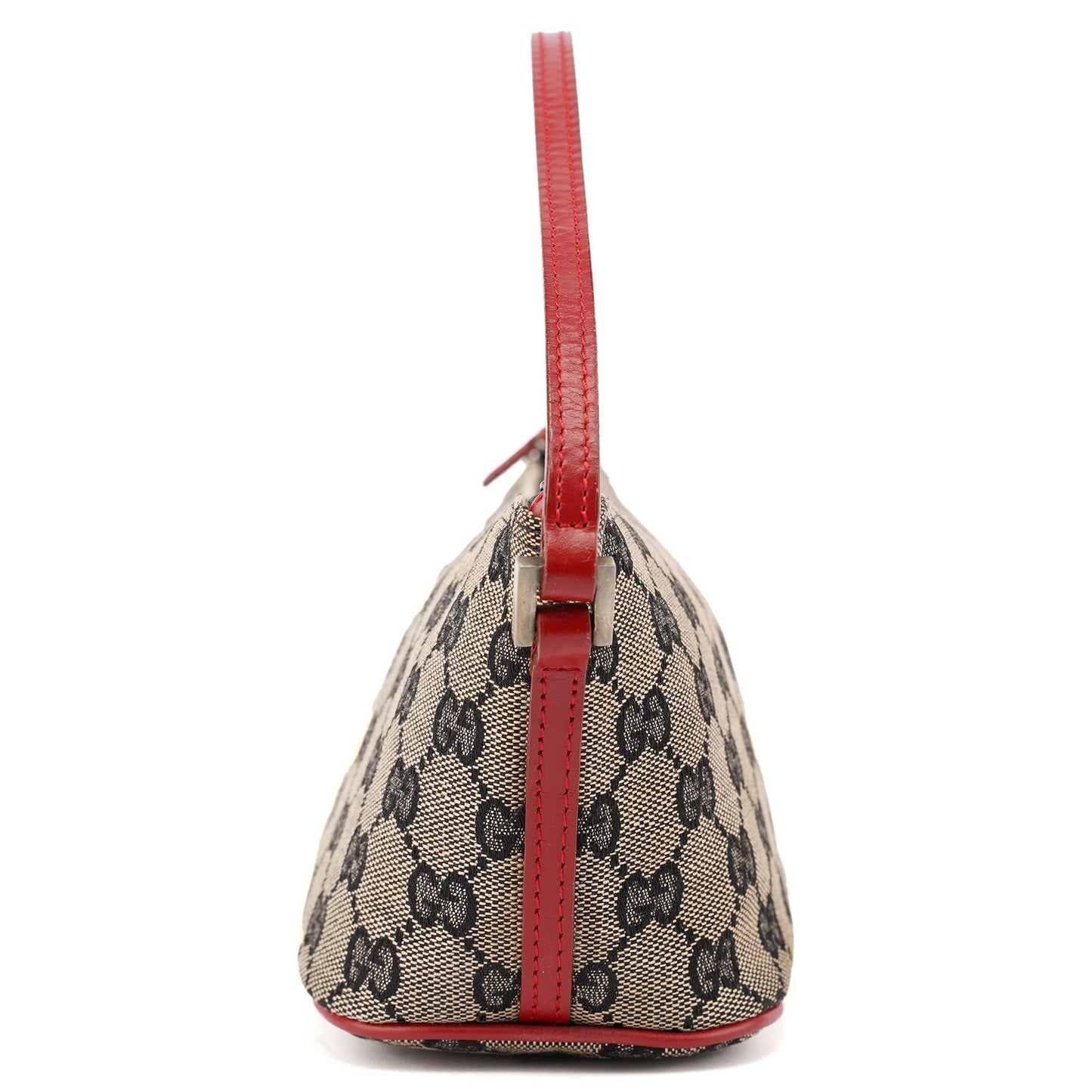 039 1103 Grey Red GG Boat Pochette