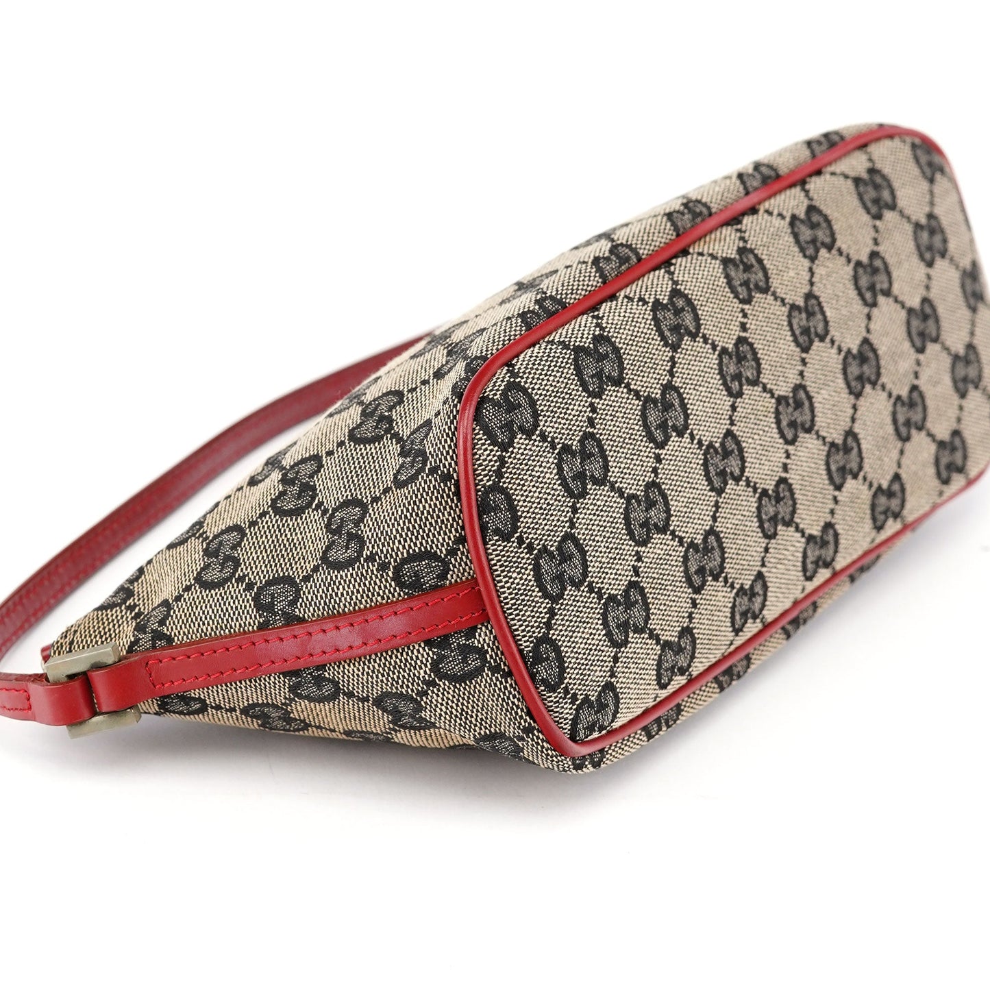 039 1103 Grey Red GG Boat Pochette