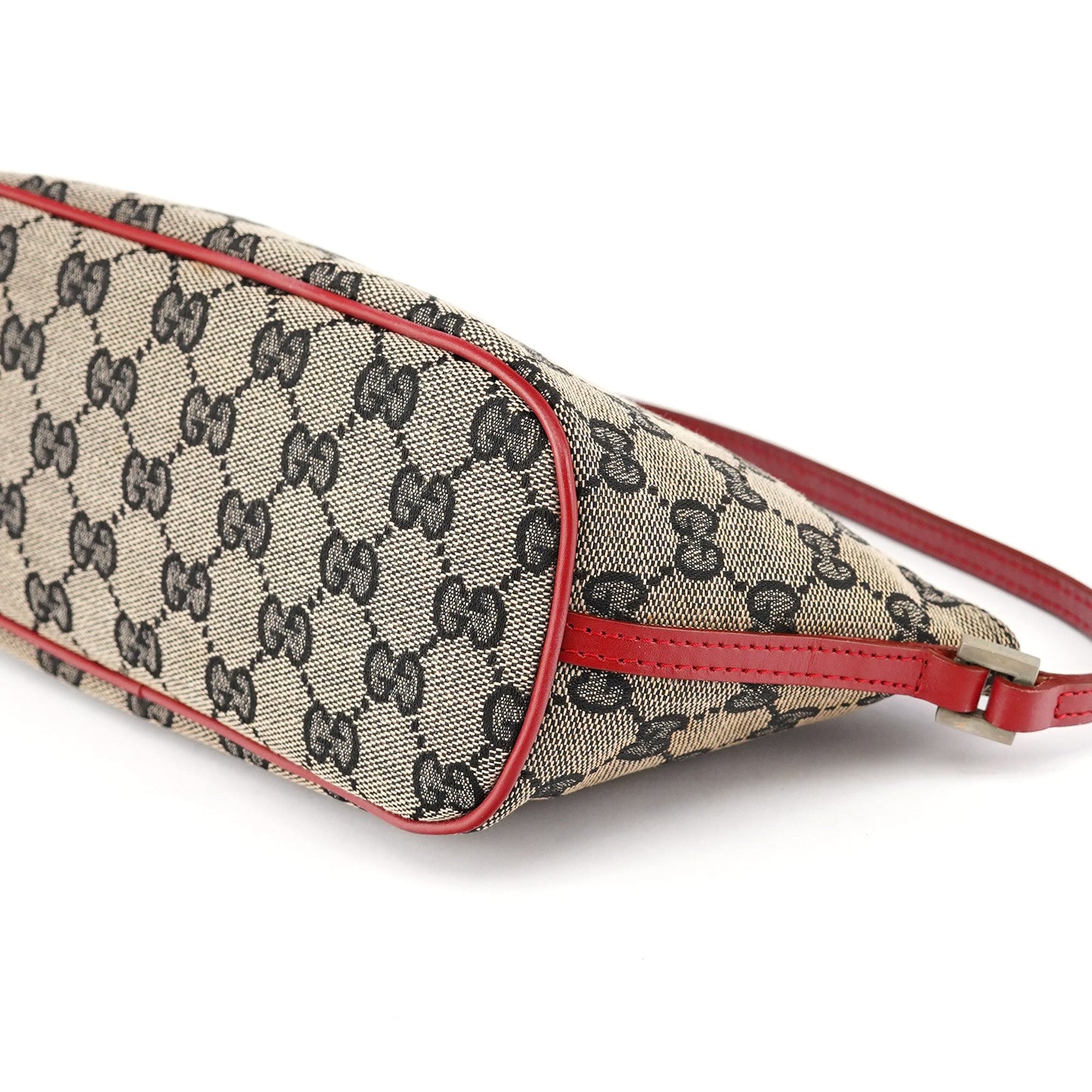 039 1103 Grey Red GG Boat Pochette