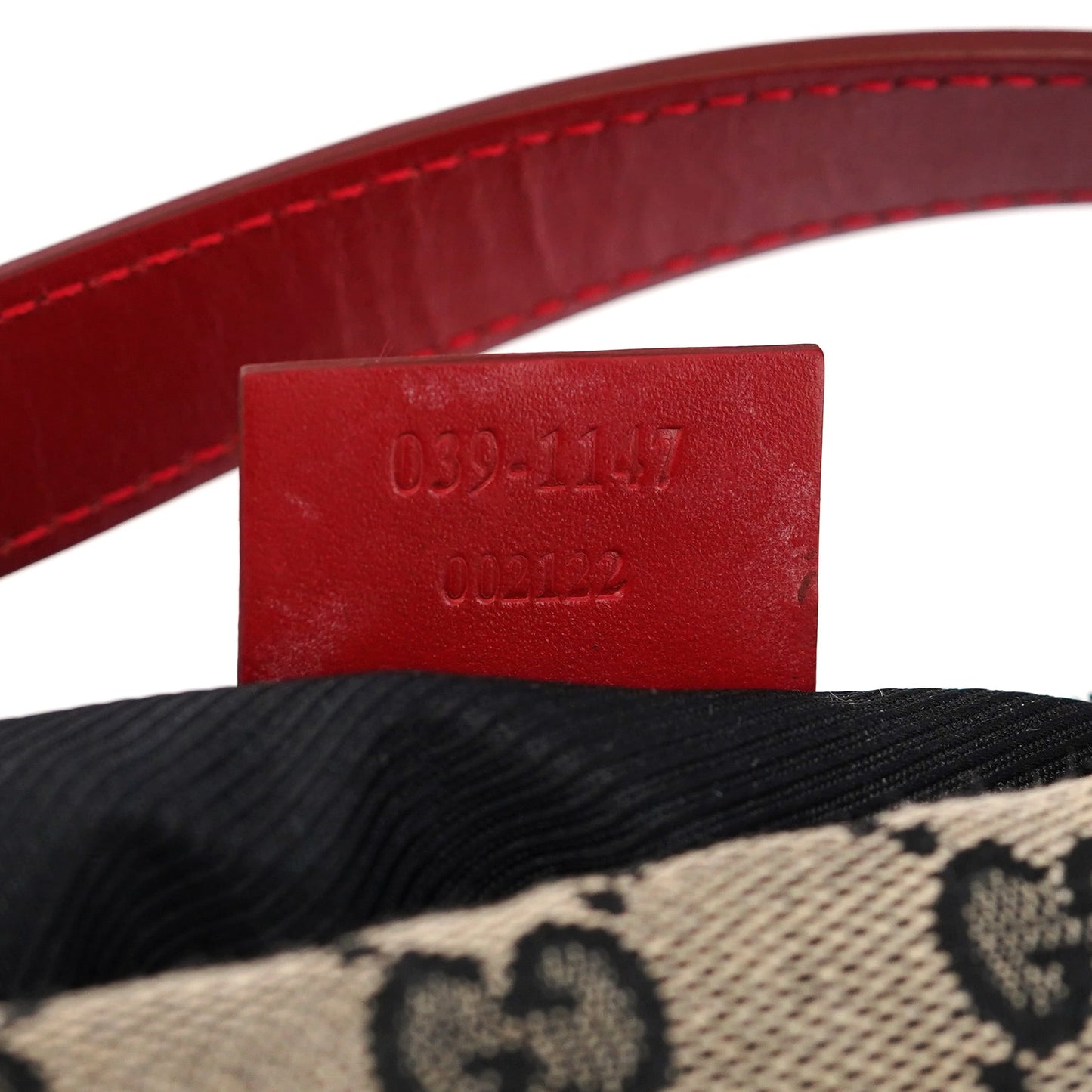 039 1147 Beige Red GG Handbag