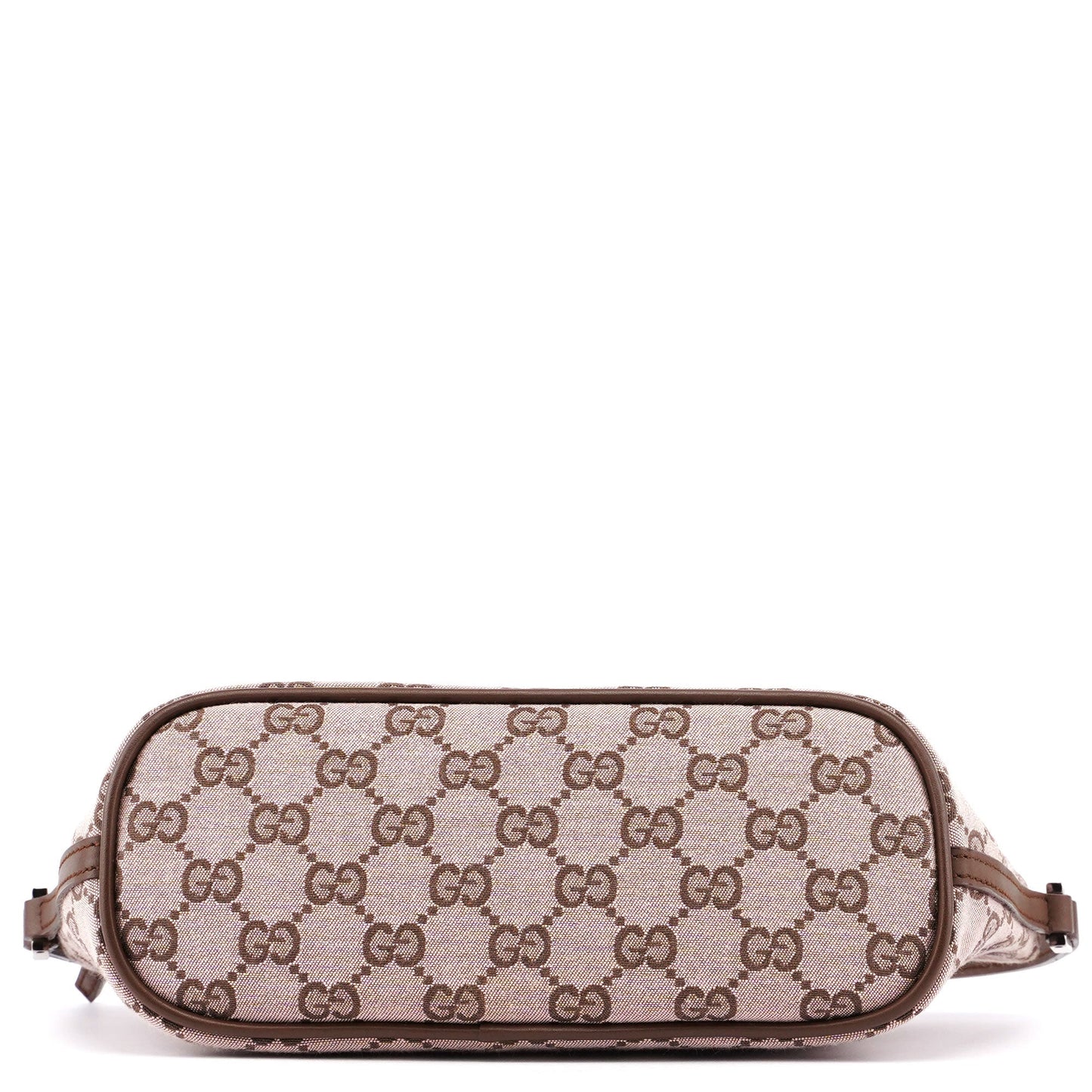 0391103 Beige Brown GG Boat Pochette