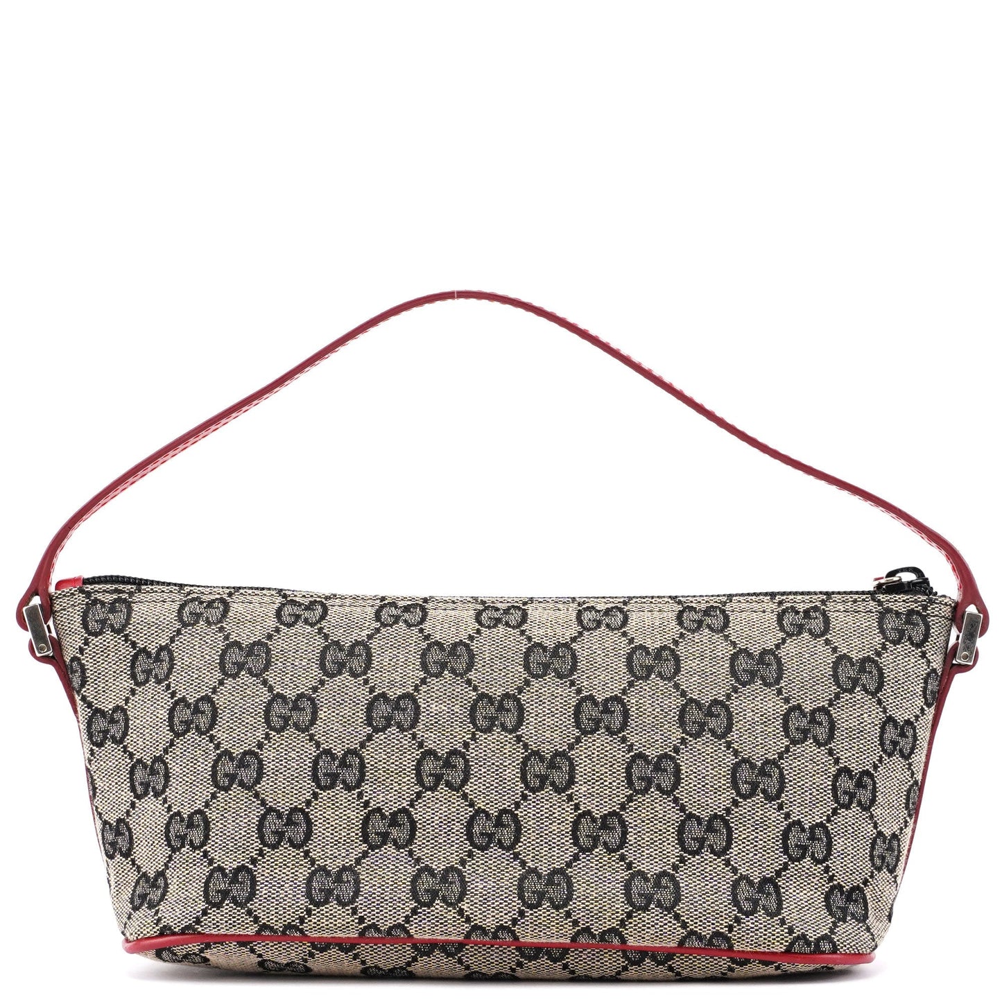 0391103 Beige Red GG Boat Pochette