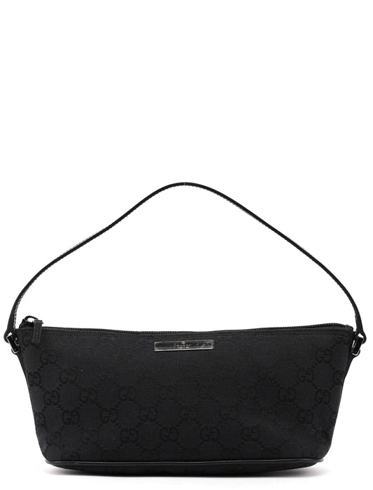 0391103 Black GG Boat Pochette