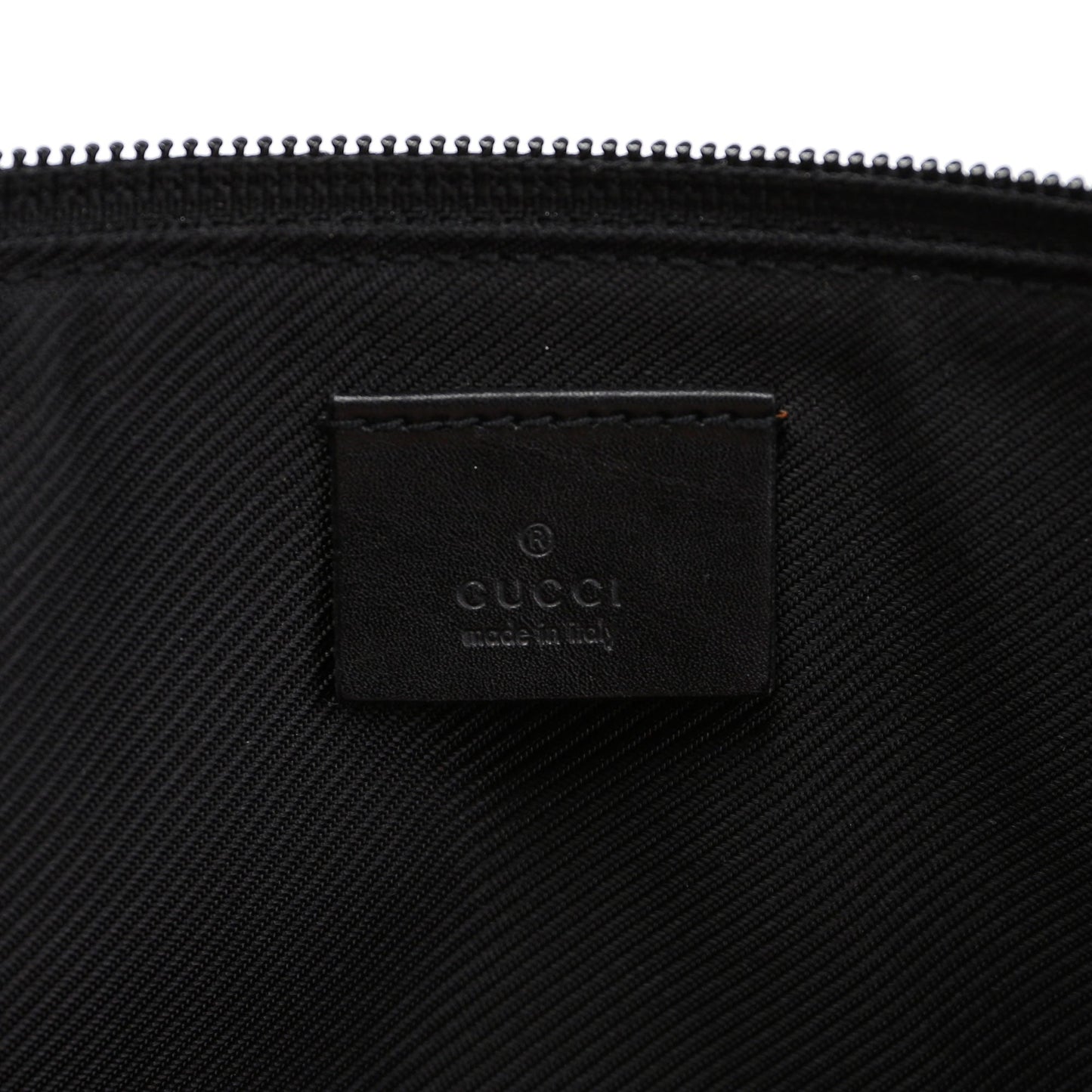 0391103 Black GG Boat Pochette